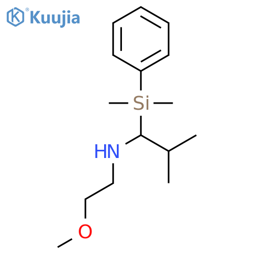 1-Propanamine, 1-(dimethylphenylsilyl)-N-(2-methoxyethyl)-2-methyl- structure