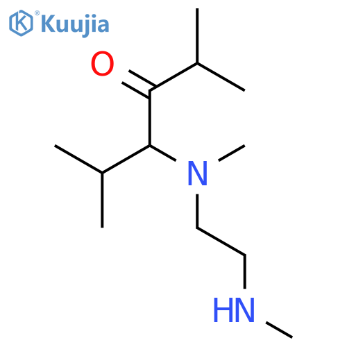 3-Hexanone, 2,5-dimethyl-4-[methyl[2-(methylamino)ethyl]amino]- structure