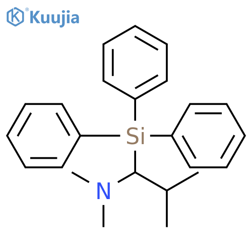 1-PROPANAMINE, N,N,2-TRIMETHYL-1-(TRIPHENYLSILYL)- structure