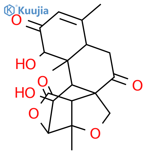 (1R,2S,5R,5aR,7aS,11aS,11bR,14S)-1,11-dihydroxy-8,11a,14-trimethyl-1,7,7a,11,11a,11b-hexahydro-2H-2,5,5a-(methanetriyloxymethano)naphtho[1,2-d]oxepine-4,6,10(5H)-trione structure