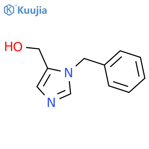 1-Benzyl-5-hydroxymethyl-1h-imidazole structure