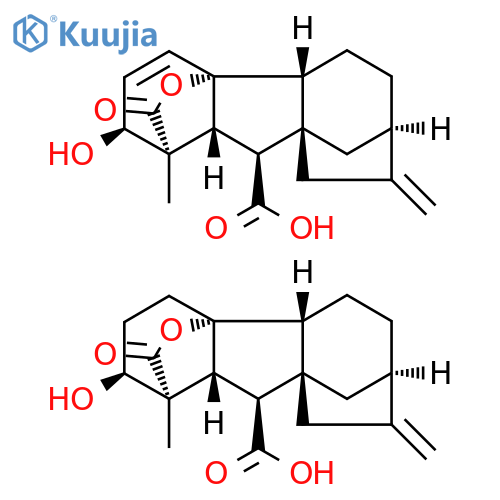 (1S,2S,4aR,4bR,7S,9aR,10S,10aR)-2-hydroxy-1-methyl-8-methylidene-13-oxo-1,2,4b,5,6,7,8,9,10,10a-decahydro-4a,1-(epoxymethano)-7,9a-methanobenzo[a]azulene-10-carboxylic acid - (1S,2S,4aR,4bR,7S,9aR,10S,10aR)-2-hydroxy-1-methyl-8-methylidene-13-oxododecahyd structure