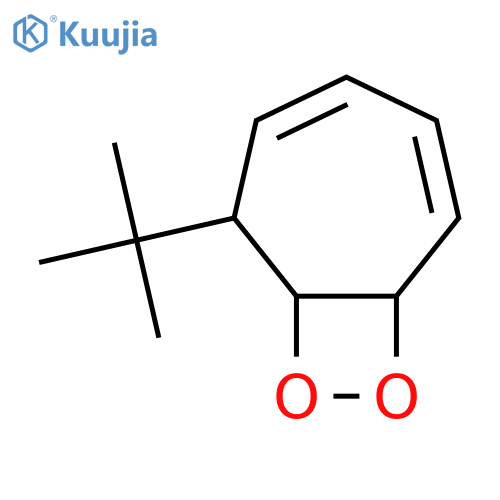 8,9-Dioxabicyclo[5.2.0]nona-2,4-diene, 6-(1,1-dimethylethyl)- structure