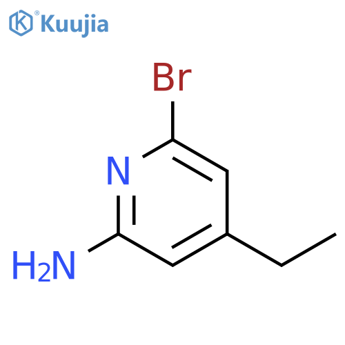 6-BroMo-4-ethyl-2-pyridinaMine structure