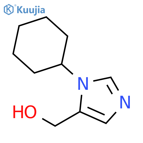 (1-Cyclohexyl-1H-imidazol-5-yl)methanol structure