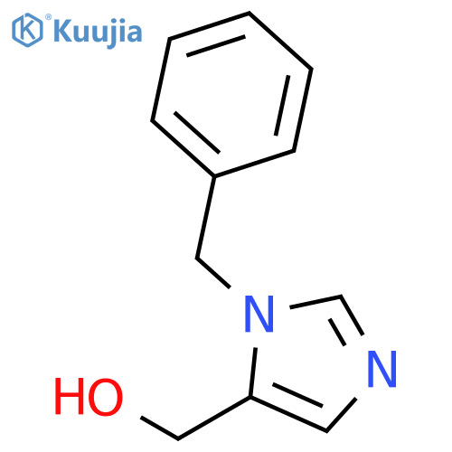 (1-benzyl-1H-imidazol-5-yl)methanol structure