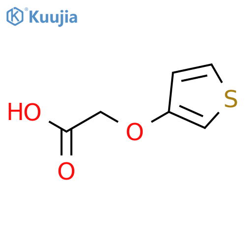2-(thiophen-3-yloxy)acetic acid structure