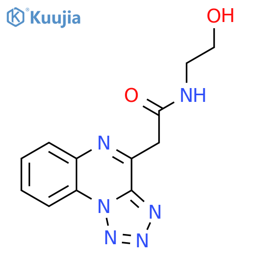 N-(2-hydroxyethyl)-2-(tetrazolo[1,5-a]quinoxalin-4-yl)acetamide structure