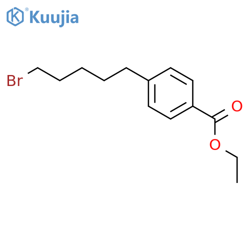 Ethyl 4-(5-bromopentyl)benzoate structure