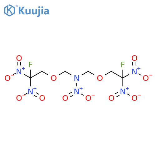 1,9-difluoro-3,7-dioxa-5-aza-1,1,5,9,9-pentanitrononane structure