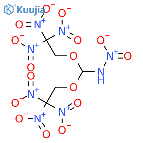 n-nitro(bis(2,2,2-trinitro-ethoxy)methyl)amine structure