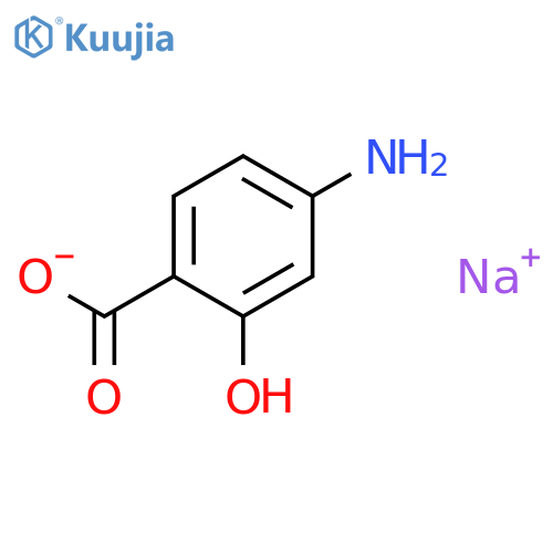 P-AMINOSALICYLIC ACID SODIUM SALT structure