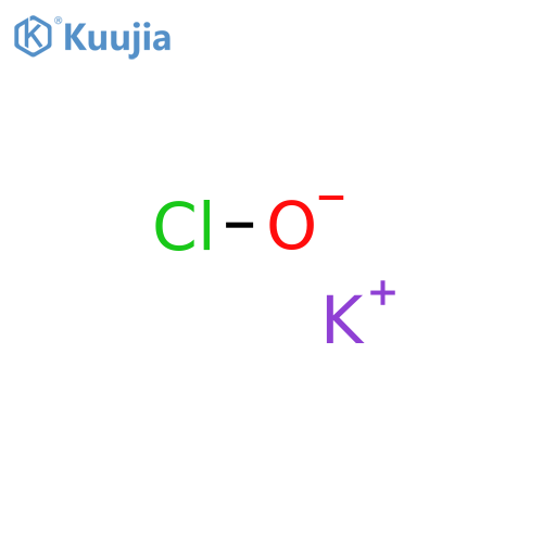 Potassium hypochlorite structure