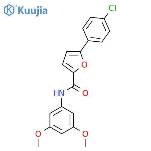 5-(4-Chlorophenyl)-N-(3,5-dimethoxyphenyl)furan-2-carboxamide structure