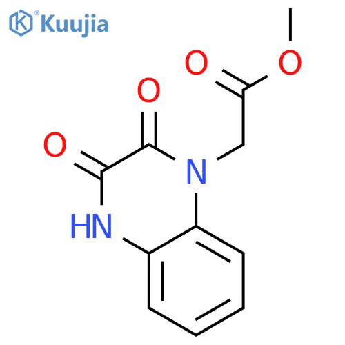 3,4-dihydro-2,3-dioxo-1(2H)-Quinoxalineacetic acid methyl ester structure