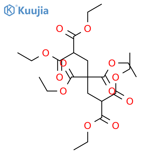 1,1,3,3,5,5-Pentanehexacarboxylic acid, hexaethyl ester structure