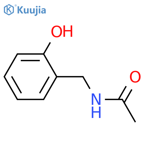 N-(2-Hydroxybenzyl)acetamide structure