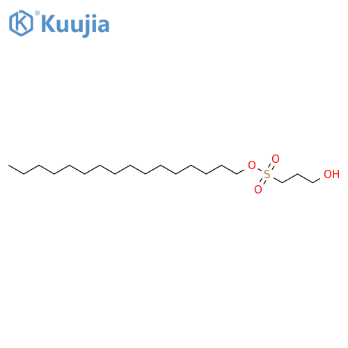 1-Propanesulfonic acid, 3-hydroxy-, hexadecyl ester structure