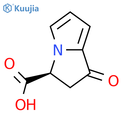 1H-Pyrrolizine-3-carboxylicacid,2,3-dihydro-1-oxo-,(S)-(9CI) structure