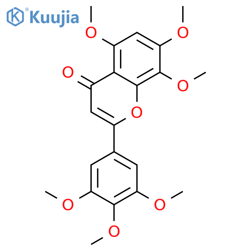 5,7,8,3',4',5'-hexamethoxyflavone structure