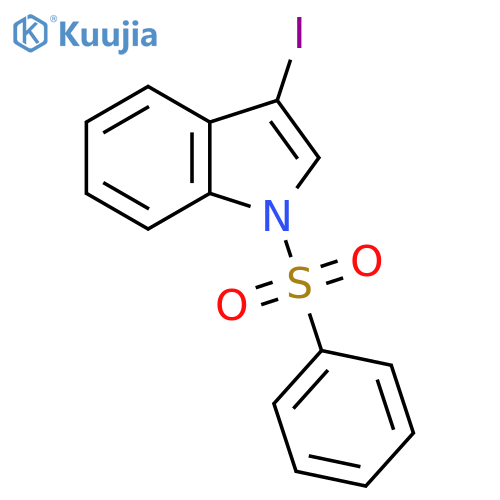 3-Iodo-1-(phenylsulfonyl)indole structure