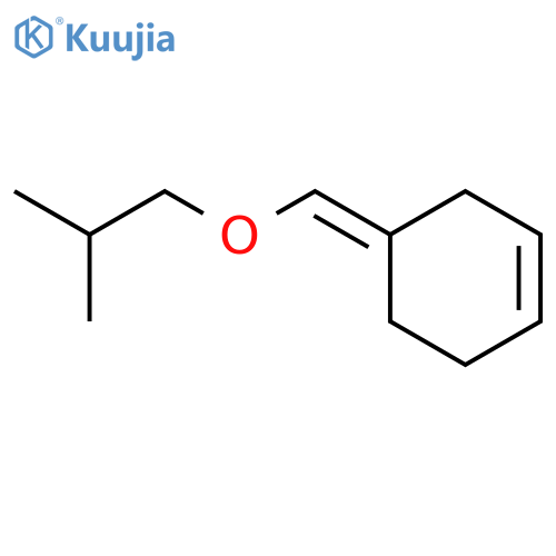 Cyclohexene, 4-[(2-methylpropoxy)methylene]- structure