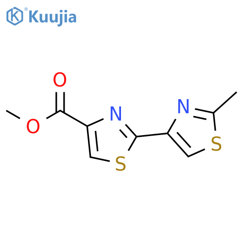 [2,4'-BITHIAZOLE]-4-CARBOXYLIC ACID, 2'-METHYL-, METHYL ESTER structure