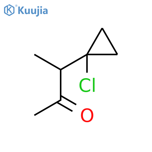 2-Butanone, 3-(1-chlorocyclopropyl)- structure