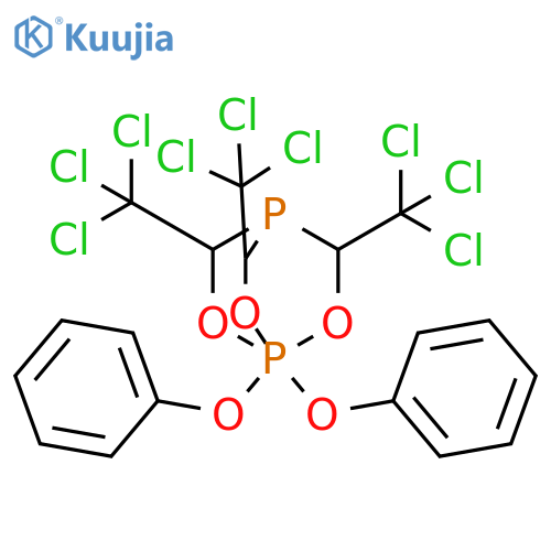2,6,7-Trioxa-1,4-diphosphabicyclo[2.2.2]octane, 1,1-dihydro-1,1-diphenoxy-3,5,8-tris(trichloromethyl)- (9CI) structure