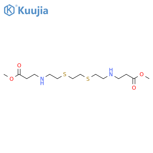 1,8-Bis-(2-methoxycarbonylethylamino)-3,6-dithiaoctane structure