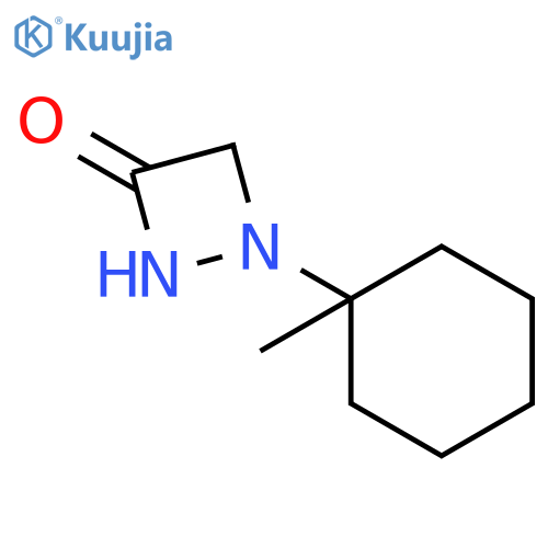 1-(1-Methylcyclohexyl)-1,2-diazetidin-3-one structure