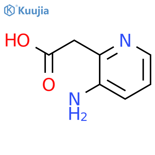3-amino-2-Pyridineacetic acid structure