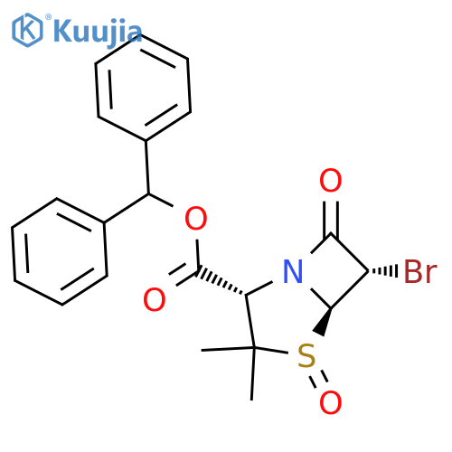 6-Bromo-3,3-dimethyl-7-oxo-4-oxide-4-thia-1-azabicyclo3.2.0heptane-2-carboxylic Acid Diphenylmethyl Ester structure