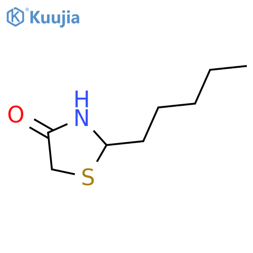 2-pentyl-4-Thiazolidinone structure