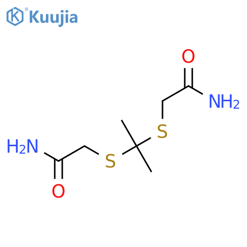 ACETAMIDE, 2,2'-[(1-METHYLETHYLIDENE)BIS(THIO)]BIS- structure