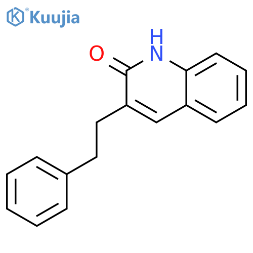 2(1H)-Quinolinone, 3-(2-phenylethyl)- structure