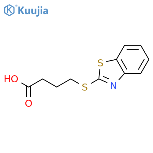 4-(1,3-Benzothiazol-2-ylsulfanyl)butanoic Acid structure