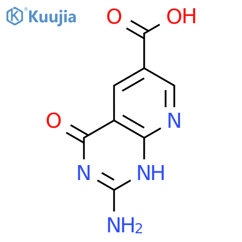 2-Amino-4-oxo-1,4-dihydropyrido[2,3-d]pyrimidine-6-carboxylic acid structure