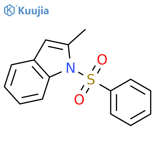 1H-Indole, 2-methyl-1-(phenylsulfonyl)- structure