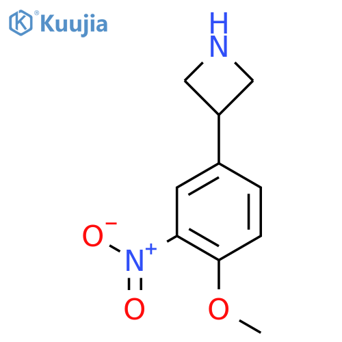 3-(4-Methoxy-3-nitrophenyl)azetidine structure