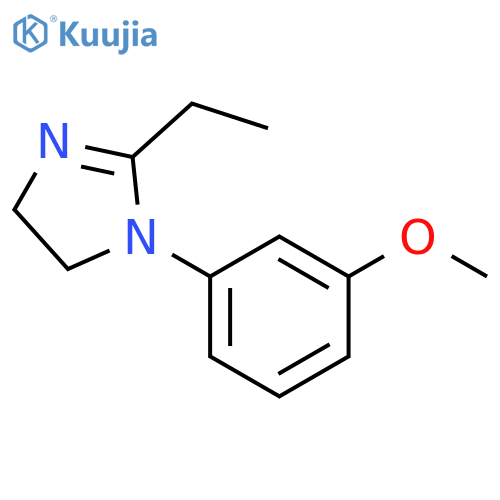2-Imidazoline,2-ethyl-1-(m-methoxyphenyl)-(8CI) structure