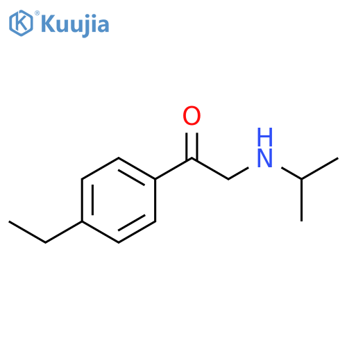 Acetophenone, 4-ethyl-2-(isopropylamino)- (8CI) structure