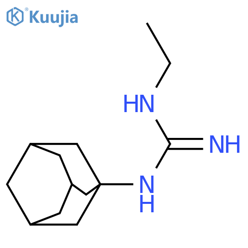 N-(adamantan-1-yl)-N'-ethylguanidine structure