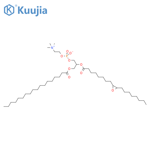 3,5,9-Trioxa-4-phosphaheptacosan-1-aminium,4-hydroxy-N,N,N-trimethyl-7-[[8-(3-octyloxiranyl)-1-oxooctyl]oxy]-10-oxo-,inner salt, 4-oxide, (7R-cis)- (9CI) structure