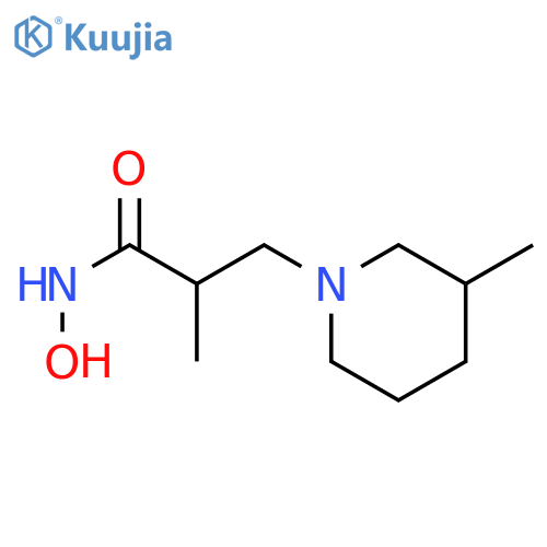1-Piperidinepropanamide,N-hydroxy-a,3-dimethyl- structure