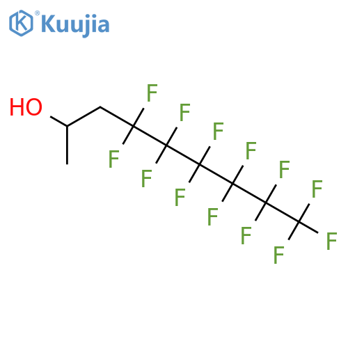 4,4,5,5,6,6,7,7,8,8,9,9,9-tridecafluorononan-2-ol structure