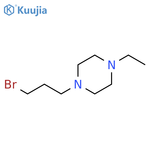 Piperazine, 1-(3-bromopropyl)-4-ethyl- structure