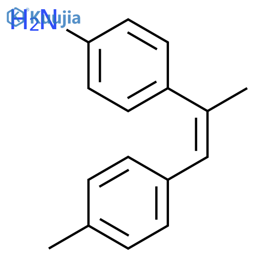 Benzenamine,4-[1-methyl-2-(4-methylphenyl)ethenyl]- structure