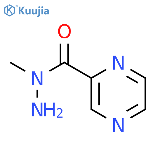 Pyrazinecarboxylic acid, 1-methylhydrazide (9CI) structure