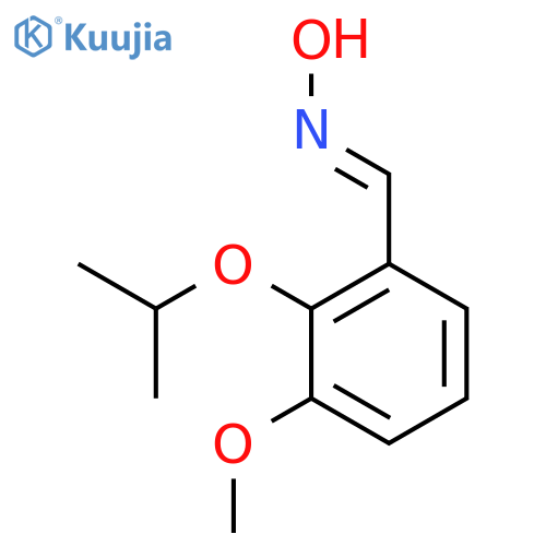 Benzaldehyde, 3-methoxy-2-(1-methylethoxy)-, oxime structure